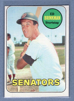 1969 Topps #153 Ed Brinkman (a) EX-MT  GOWAYY