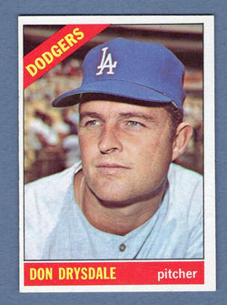 1966 Topps #430 Don Drysdale (HOF) EX-MT  GO466