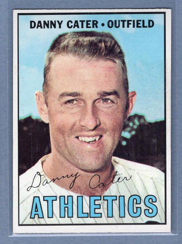 1967 Topps #157 Danny Cater EX-MT  GO523