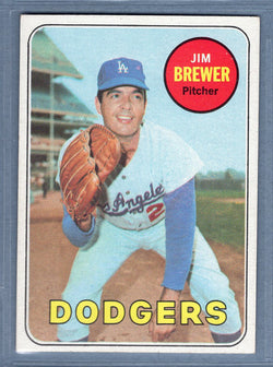 1969 Topps #241 Jim Brewer EX-MT  GO661