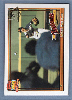 1991 Topps Desert Shield #481 Eddie Whitson  NM  GO500
