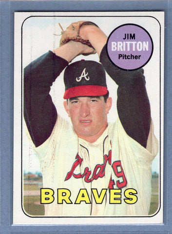 1969 Topps #154 Jim Britton (b) EX-MT  GOWAYY