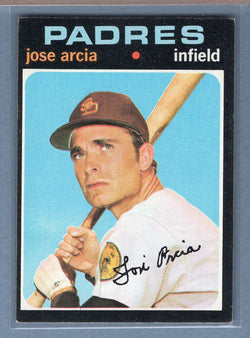 1971 Topps #134 Jose Arcia (c) EX  GO950