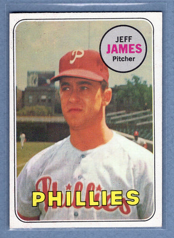 1969 Topps #477 Jeff James (b) EX-MT  GO700
