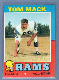 1971 Topps #94 Tom Mack (HOF) (a) EX-MT  GO600