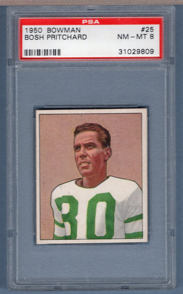 1950 Bowman #25 Bosh Pritchard (31029809) PSA 8