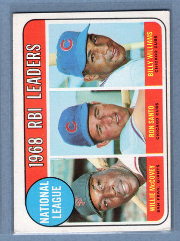 1969 Topps #4 NL RBI Ldrs (McCovey)  EX  GOYY3