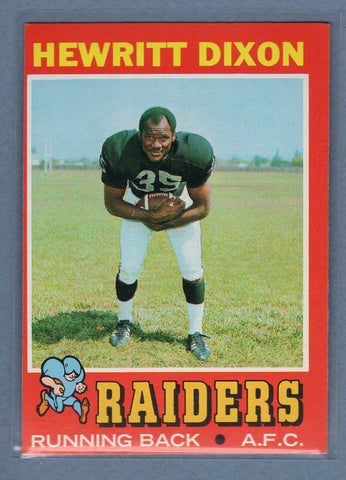 1971 Topps #95 Hewritt Dixon (a) EX  GO600