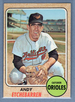 1968 Topps 204 Andy Etchebarren VG-EX SET BREAK