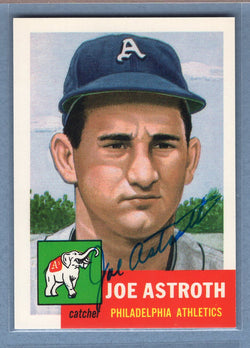 1991 Topps Archives #103 Joe Astroth Autograph Auto signed