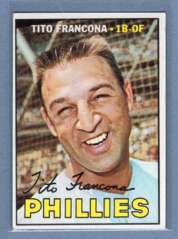 1967 Topps #443 Tito Francona EX G0416B