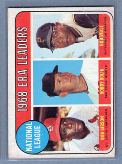1969 Topps #8 NL ERA Leaders (Gibson) (a) VG-EX  GOYY3