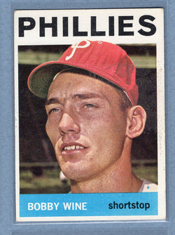 1964 Topps #347 Bobby Wine (st) (a) VG  GO441