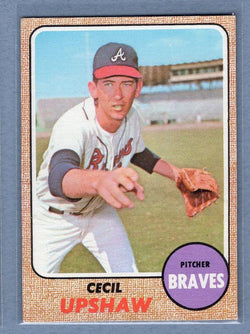 1968 Topps #286 Cecil Upshaw EX-MT  GO588