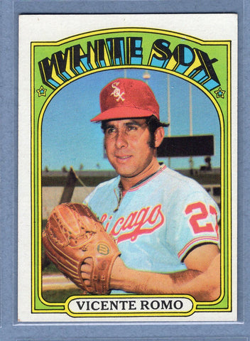 1972 Topps #499 Vicente Romo EX  GO900