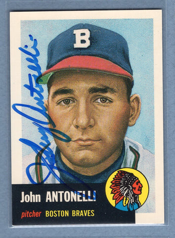 1991 Topps Archives #106 Johnny Antonelli Autograph Auto signed