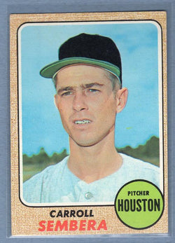 1968 Topps 207 Carrol Sembera VG-EX SET BREAK