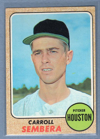 1968 Topps 207 Carrol Sembera VG-EX SET BREAK