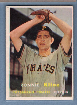 1957 Topps #256 Ronnie Kline EX  GO188