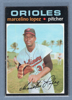 1971 Topps #137 Marcelino Lopez (c) EX  GO950