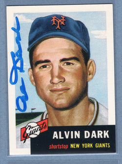 1991 Topps Archives #109 Alvin Dark (a) Autograph Auto signed