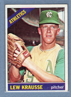 1966 Topps #256 Lew Krausse EX  GO301