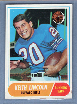 1968 Topps #19 Keith Lincoln (c) EX  GO207
