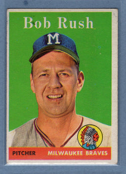 1958 Topps #313 Bob Rush (mk) (b) VG  GO501