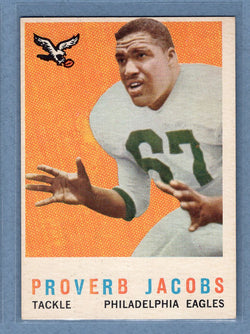 1959 Topps #108 Proverb Jacobs (b) EX-MT  GO801