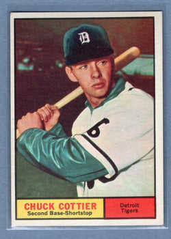 1961 Topps #13 Chuck Cottier VG-EX     GO100