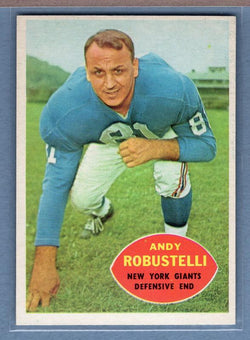 1960 Topps #81 Andy Robustelli (HOF) EX-MT    GO123