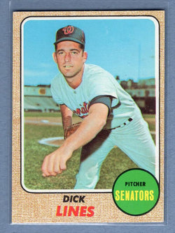 1968 Topps #291 Dick Lines EX-MT  GO588