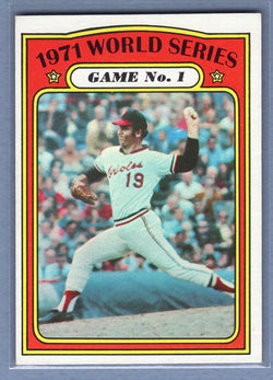 1972 Topps #223 World Series Game 1 Ex-Nm
