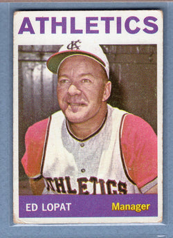 1964 Topps #348 Ed Lopat (mk) (e) VG  GO441