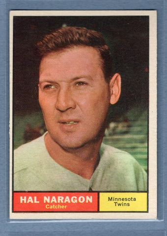 1961 Topps #92 Hal Naragon EX   GO269