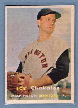 1957 Topps #261 Bob Chakales(b) EX  GO188