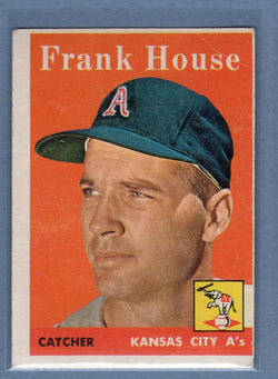 1958 Topps #318 Frank House (a) G-VG  GO501