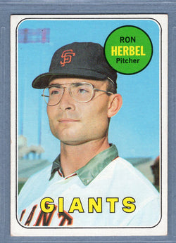 1969 Topps #251 Ron Herbel EX-MT  GO661