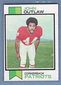 1973 Topps #384 John Outlaw EX-MT  High Grade Set Break