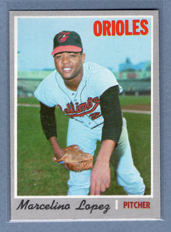 1970 Topps #344 Marcelino Lopez  EX-MT  GO680