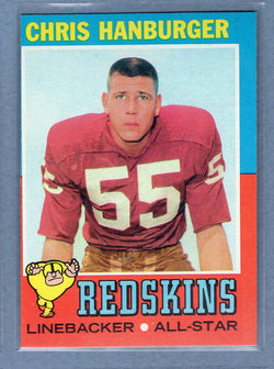 1971 Topps #97 Chris Hanburger (HOF) (b) VG-EX  GO600