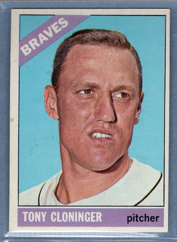 1966 Topps #10 Tony Cloninger EX-MT  GO466