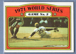 1972 Topps #225 World Series Game 3 Ex-Nm