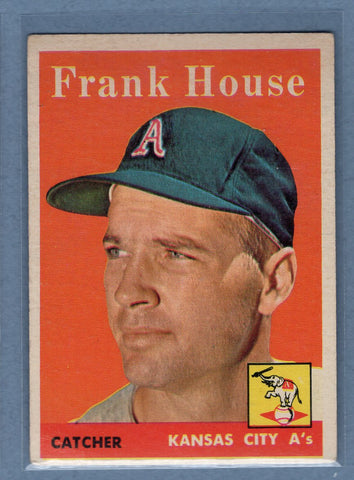 1958 Topps #318 Frank House (b) VG  GO501
