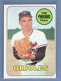 1969 Topps #185 Tom Phoebus (a) EX-MT  GOWAYY