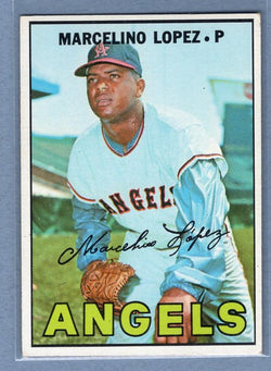 1967 Topps #513 Marcelino Lopez EX  GO446