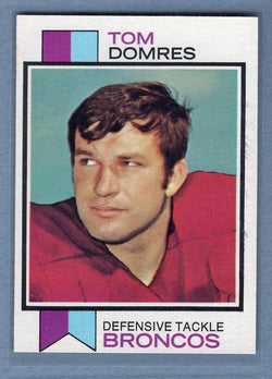 1973 Topps #386 Tom Domres EX-MT  High Grade Set Break
