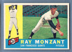 1960 Topps #338 Ray Monzant NM  Set Break C