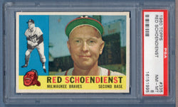 1960 Topps #335 Red Schoendienst (16151995) PSA 8