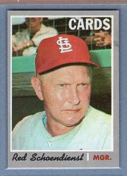 1970 Topps #346 Red Schoendienst (HOF)  EX-MT  GO680